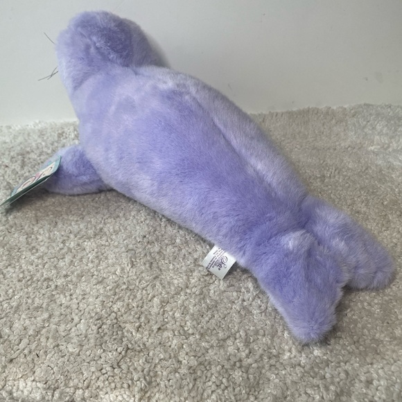 Soft Classics Toys R Us 1995 Purple Seal Plush Stuffed Animal 18" Geoffrey VTG - Picture 4 of 11